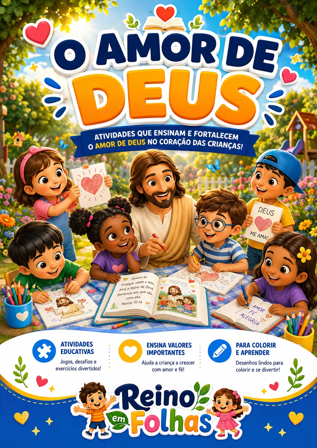 Capa do material O Amor de Deus — Reino em Folhas